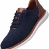Mens Hands Free Slip On Casual Dress Sneakers Mesh Oxfords Comfortable Lightweight Breathable Walking Shoes